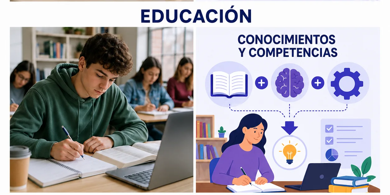 Estudiante universitario vinculando conocimientos académicos con un proyecto aplicado.